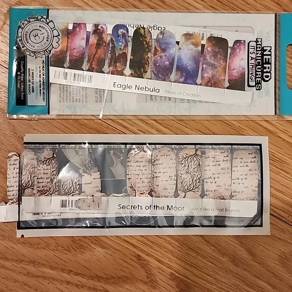 Giant Lot Of Bookish / Nerdy / Geeky Nail Wraps